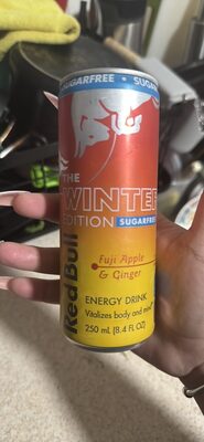 THE WINTER EDITION SUGARFREE Fuji Apple & Ginger ENERGY DRINK