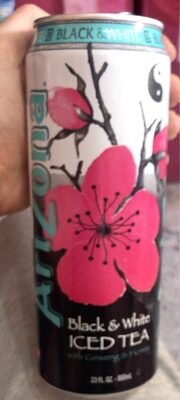Black & White Iced Tea with Ginseng & Honey