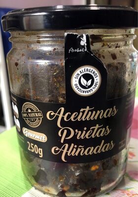 Aceitunas Prietas aliñadas