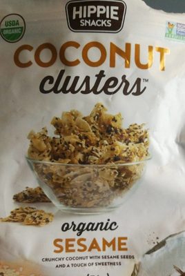 Organic coconut with sesame seeds and a touch of sweetness