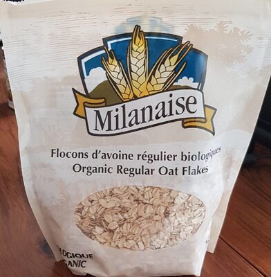 Flocons d'avoine régulier biologiques