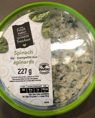 Trempette aux epinards