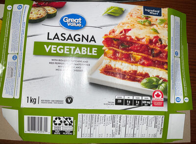 vegetables lasagna