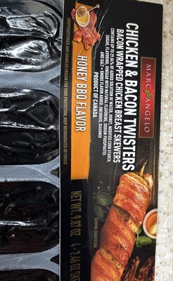 Chicken and bacon twisters