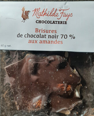 Brisures de chocolat noir 70%