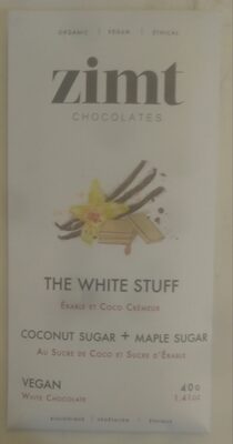 The White Stuff Vegan White Chocolate with Coconut and Maple Sugars