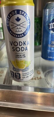 Vodka Soda Lemon Lime