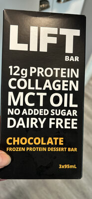 Chocolate Frozen Protein Dessert Bar