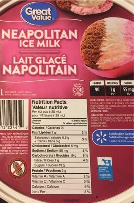 Neapolitan Ice Milk