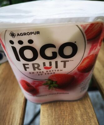 Iogo fruit strawberry raspberry