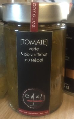 Confiture de Tomate Verte & Poivre Noir du Timut du Népal