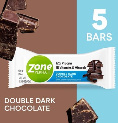 Double dark chocolate nutrition bars