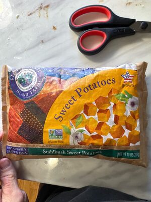 Cubed Sweet Potatoes / Patates Douces En Des