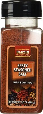 Blazin blends zesty seasoned salt