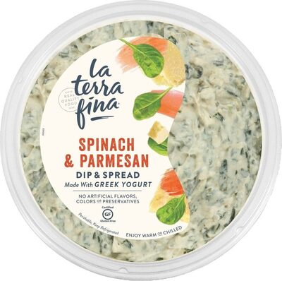 Greek yogurt spinach parmesan dip & spread