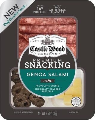 Castle wood genoa salami with provolone cheese
