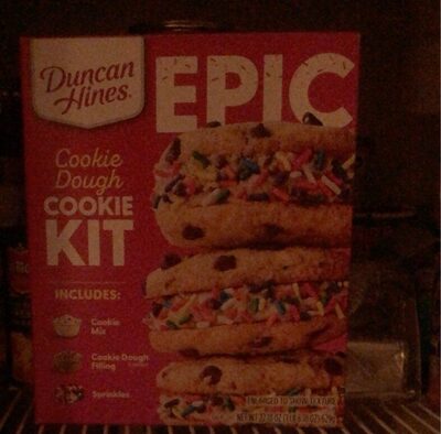 Cookie dough cookie kit