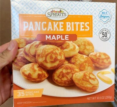 Pancake bites maple