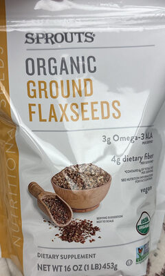 Organic Ground Flaxseeds