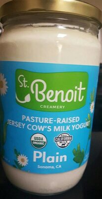 Pasture-Raised Jersey Cow's Plain Milk Yogurt