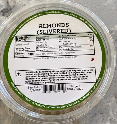 Almonds (slivered)