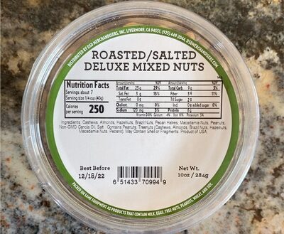 Roasted/Salted Deluxe Mixed Nuts
