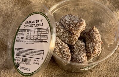 Organic Date Coconut Rolls