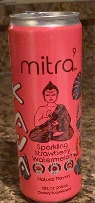 Mitra9 Kava Sparkling Strawberry Watermelon