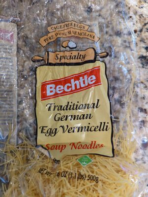 Bechtle, Traditional German Eggg Pasta Soup Noodles
