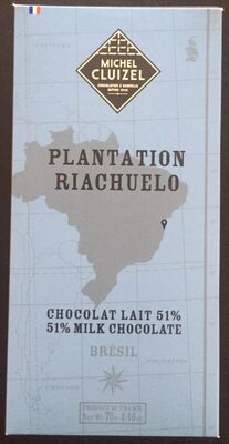Chocolat au lait 51% plantation Riachuelo