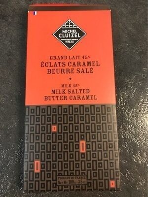 Eclats caramel chocolate bar