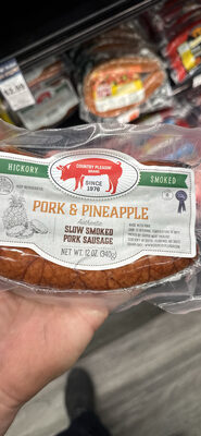 Pork & Pineapple Slow Smoked Pork Sausage