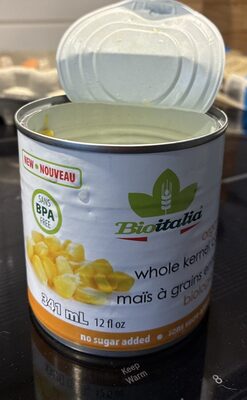 Organic Whole Kernel Corn