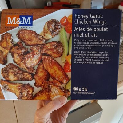 m&m chicken wings honey garlic