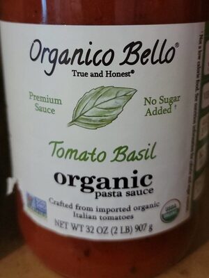 Tomato Basil Organic Pasta Sauce