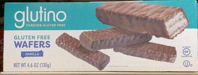 Gluten Free Wafers, Vanilla, Milk Chocolate