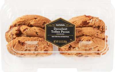 Decadent toffee pecan cookies