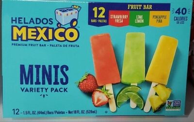 Fruit Bar Minis - Pineapple, Lime, Strawberry