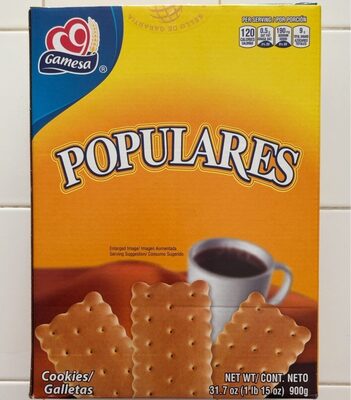 Populares Cookies 31.7 Ounce Paper Box
