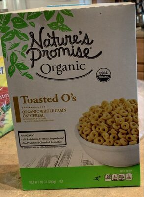 Natures promise organic toasted O’s