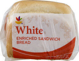 Round top enriched white bread