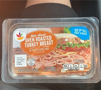 Oven roasted turkey breast