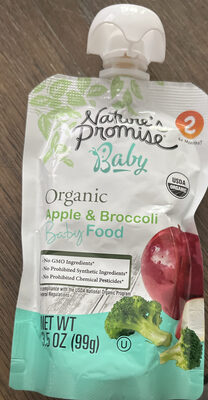 Organic Apple & Broccoli Baby Food