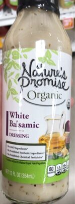 White balsamic dressing