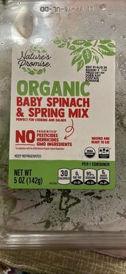 Organic Baby Spinach & Spring Mix