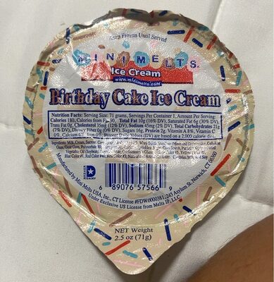 Birthday cake ice cream