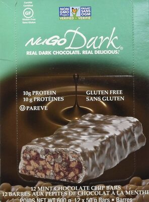 Bar box dark mint chocolate chip count