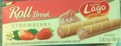 Strawberry Wafer Rolls