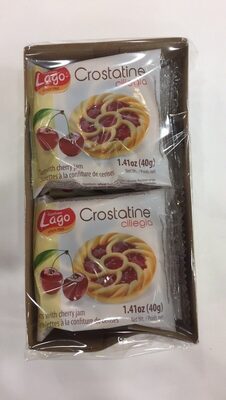 Gastone lago tarts with cherry jam crostatine