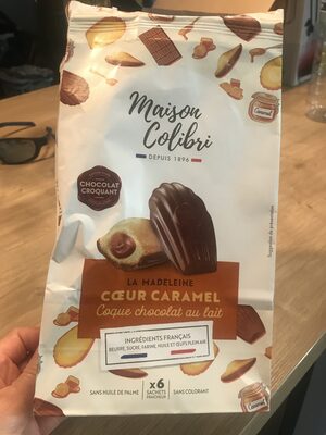 Madeleines coeur caramel